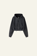 Women's Lightweight Full Zipper Hooded Jacket