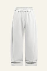 Men's Streetwear Drawstring Straight-Leg Pants