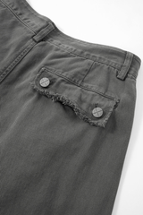 Men's  Cotton Streetwear Distressed-style Vintage Pants
