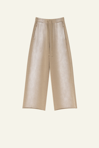 Men's Gradient-Colored Cotton Wide-Leg Pants.