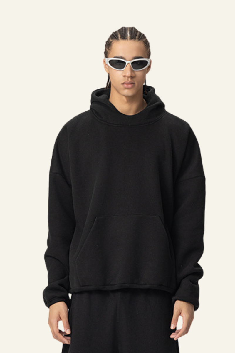 Men's Streetwear Oversize Front Pocket Hoodie