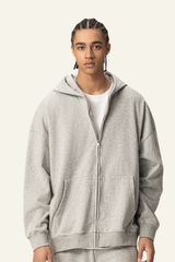 Men's Streetwear Full Zipper Hooded Jacket