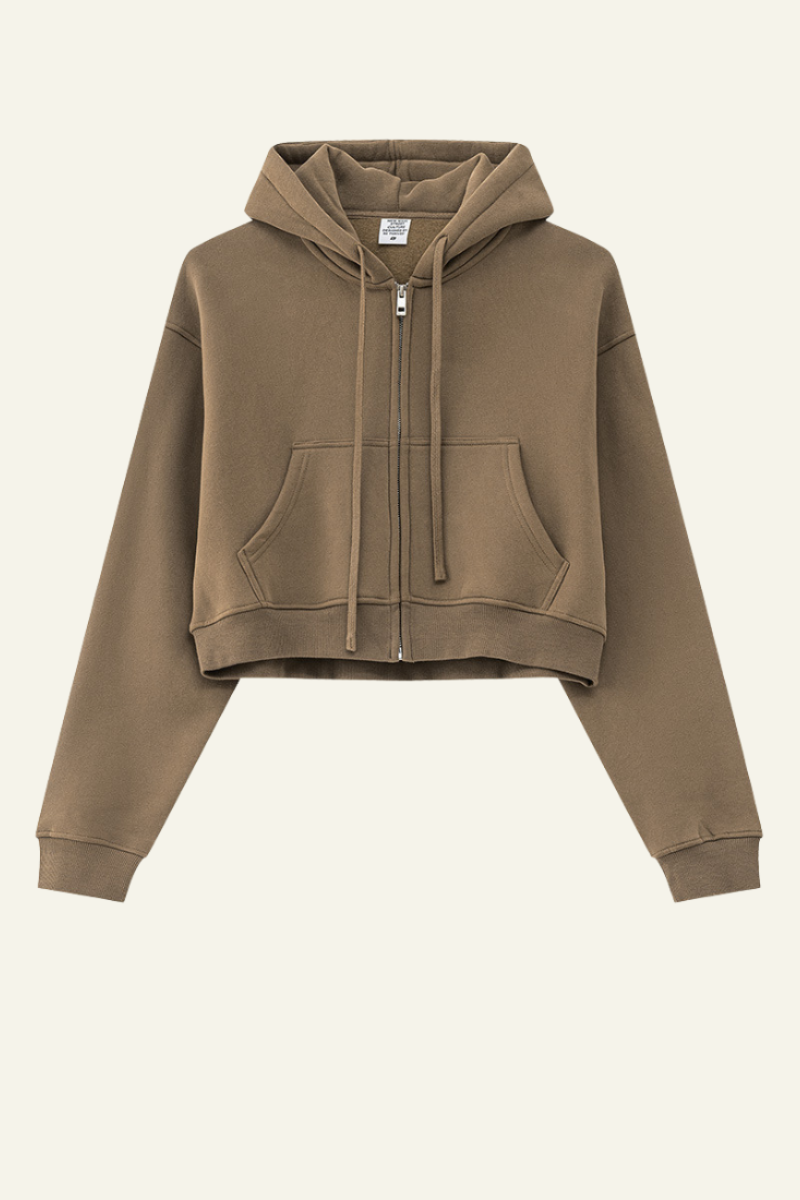 Women's Full Zipper Hooded Jacket