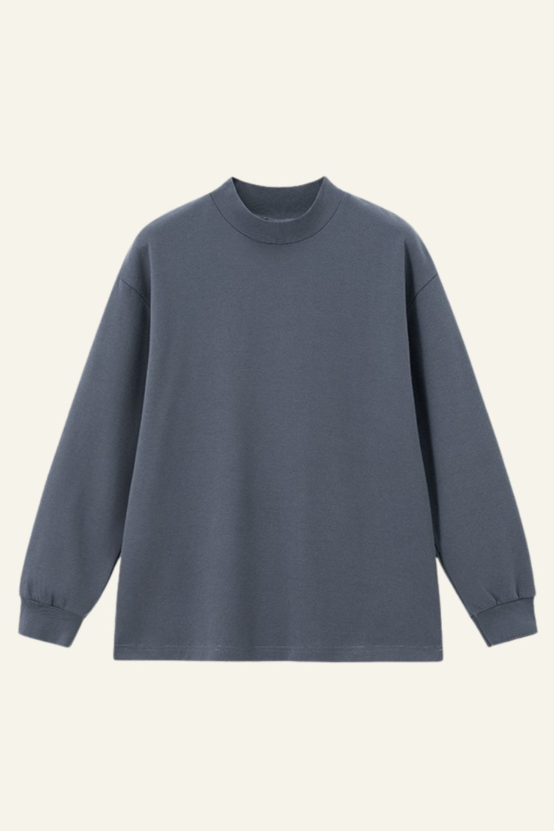 Men's Skin-friendly Double-sided Small High-neck Sweatshirt