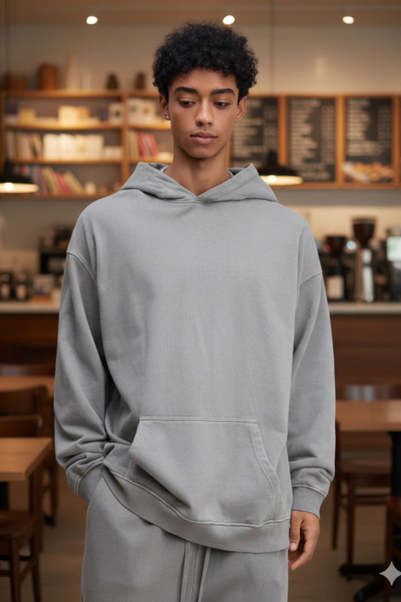 Men's 480 Heavyweight Washed Cotton Hoddie