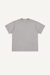 Men's Summer 260g Solid Cotton Loose Cuffed Tee