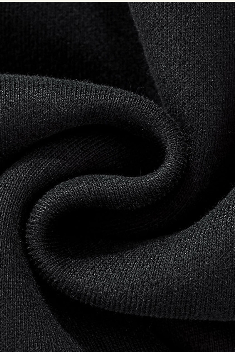 Men's Streetwear Side-Seamed Fleece-lined Pullover