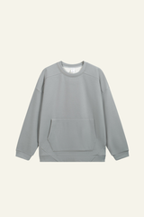 Men's Streetwear Solid Front Pocket Pullover