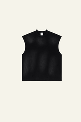 Men's Vintage Gradient Cotton Sleeveless T-shirt
