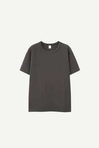 Women's 250g Cotton Double Layer Crewneck Basic Set-in Tee