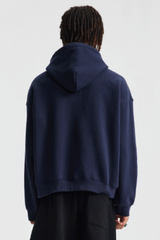 Men's Streetwear Two-Way Zipper Hooded Jacket
