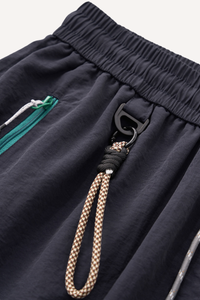 Men's Spring Summer Waterproof Zip D-Ring 5" Shorts