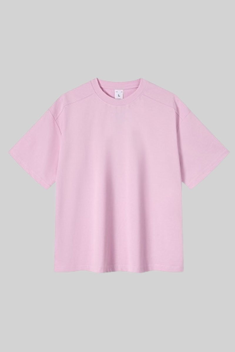 Women's Summer 220g Ribbed Set-in Quick Dry Oversized Tee