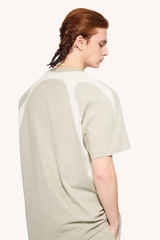 Men's Summer 230g Cotton Colorblock Raglan Loose Crew Tee