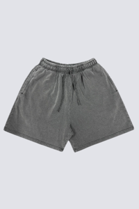 Men's Summer 320g Snow Wash Cotton Loose 5" Shorts