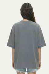Women's 280g Cropped Oversized Terry Cuff Crewneck Tee