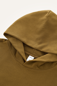 Women's Streetwear Short Loose-fitting Drop Shoulders Hoodie