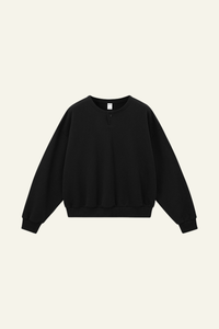 Men's Streetwear Solid Color Relaxed-Fit Henley Pullover
