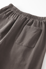 Men's Heavyweight Washed Cotton Athletic Wear Pants