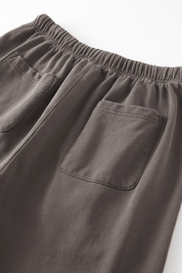 Men's Heavyweight Washed Cotton Athletic Wear Pants