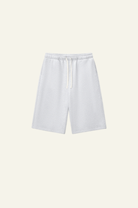 Men's Streetwear Drawstring  Seven-inch Wide Leg Pants.