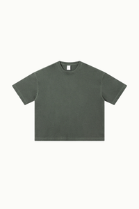 Women's Summer 280g Cotton Washed Oversized Boxy Tee