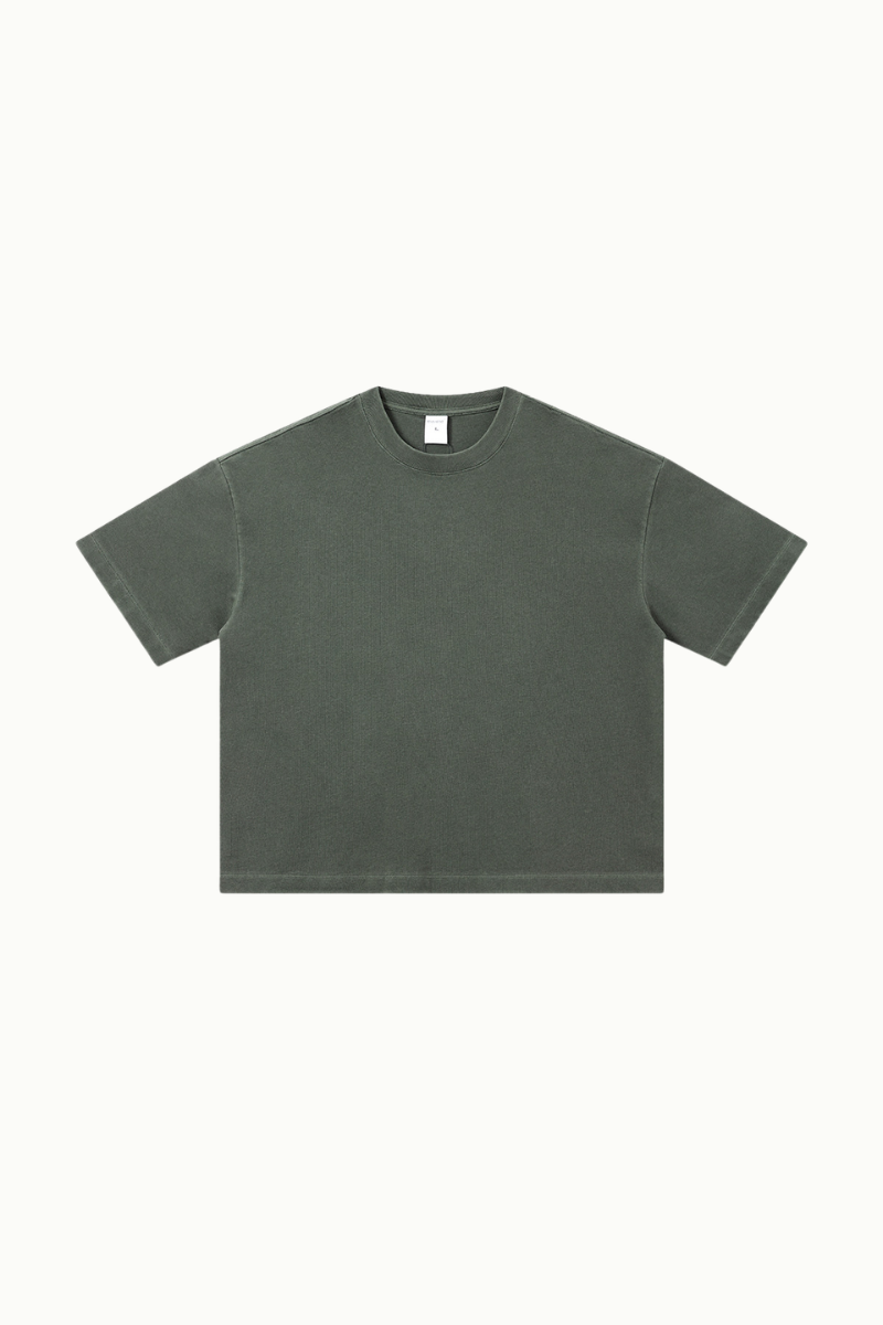 Women's Summer 280g Cotton Washed Oversized Boxy Tee