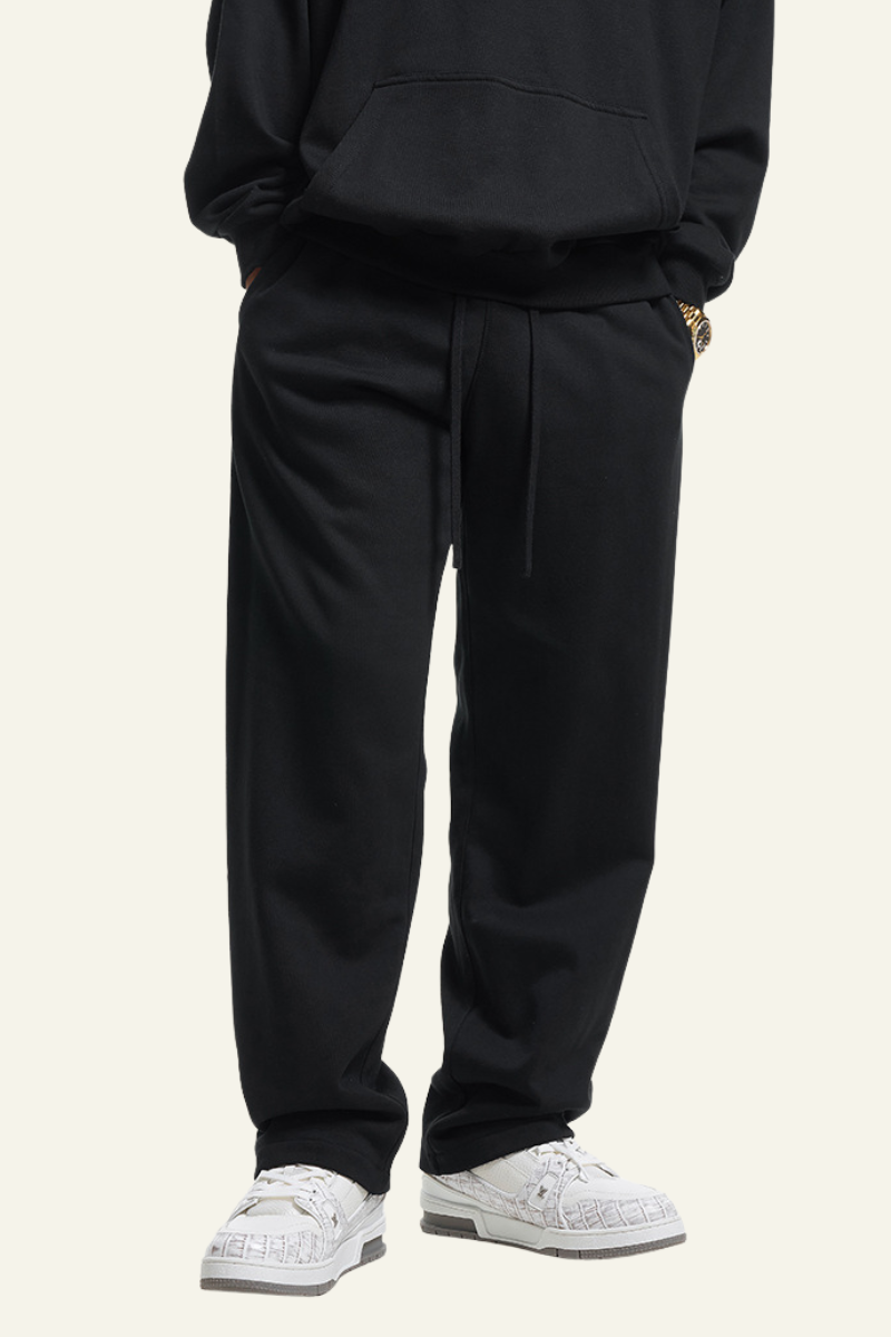 Men's Relaxed Athletic Wear Straight-Leg Pants.