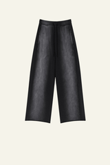 Men's Gradient-Colored Cotton Wide-Leg Pants.