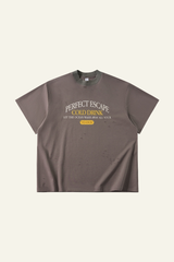Mne's Streetwear Vintage  Distressed T-shirt