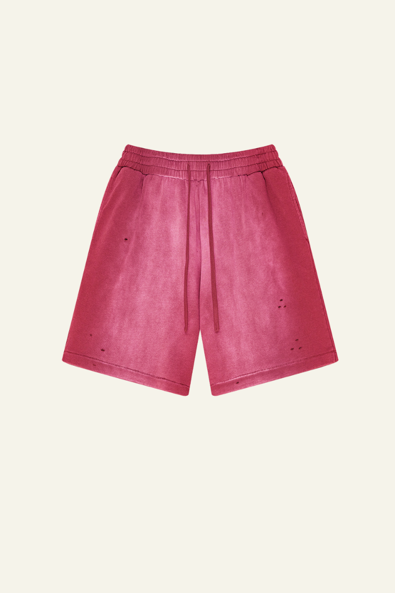Men’s Vintage Gradient Cotton  Athletic Wear Shorts.