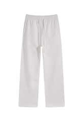 Unisex Summer 450g Elastic Drawstring Straight Pants