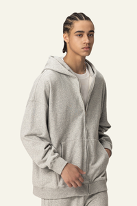 Men's Streetwear Full Zipper Hooded Jacket
