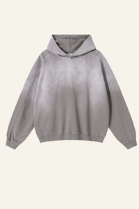 Men's Gradient Color Cotton Hoodie