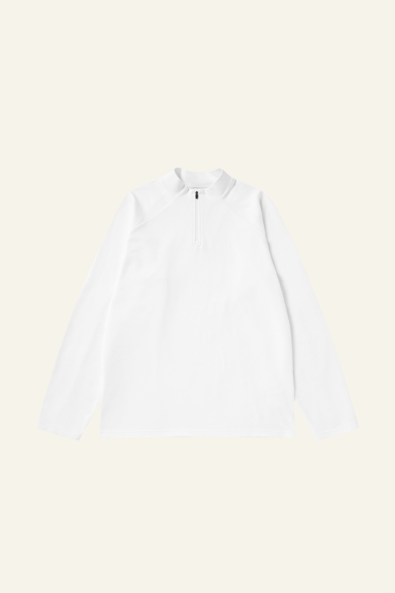 Women's Half-Zipper Stand Collar Long Sleeves Shirt