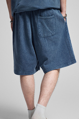 Men's Summer 320g Washed Batik Loose 9 Color Shorts