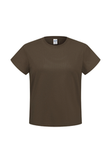 Women's Cotton Athletic Solid Minimalist T-shirt