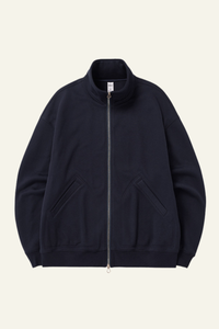 Men's Streetwear Stand Collar Fleece-lined Jacket
