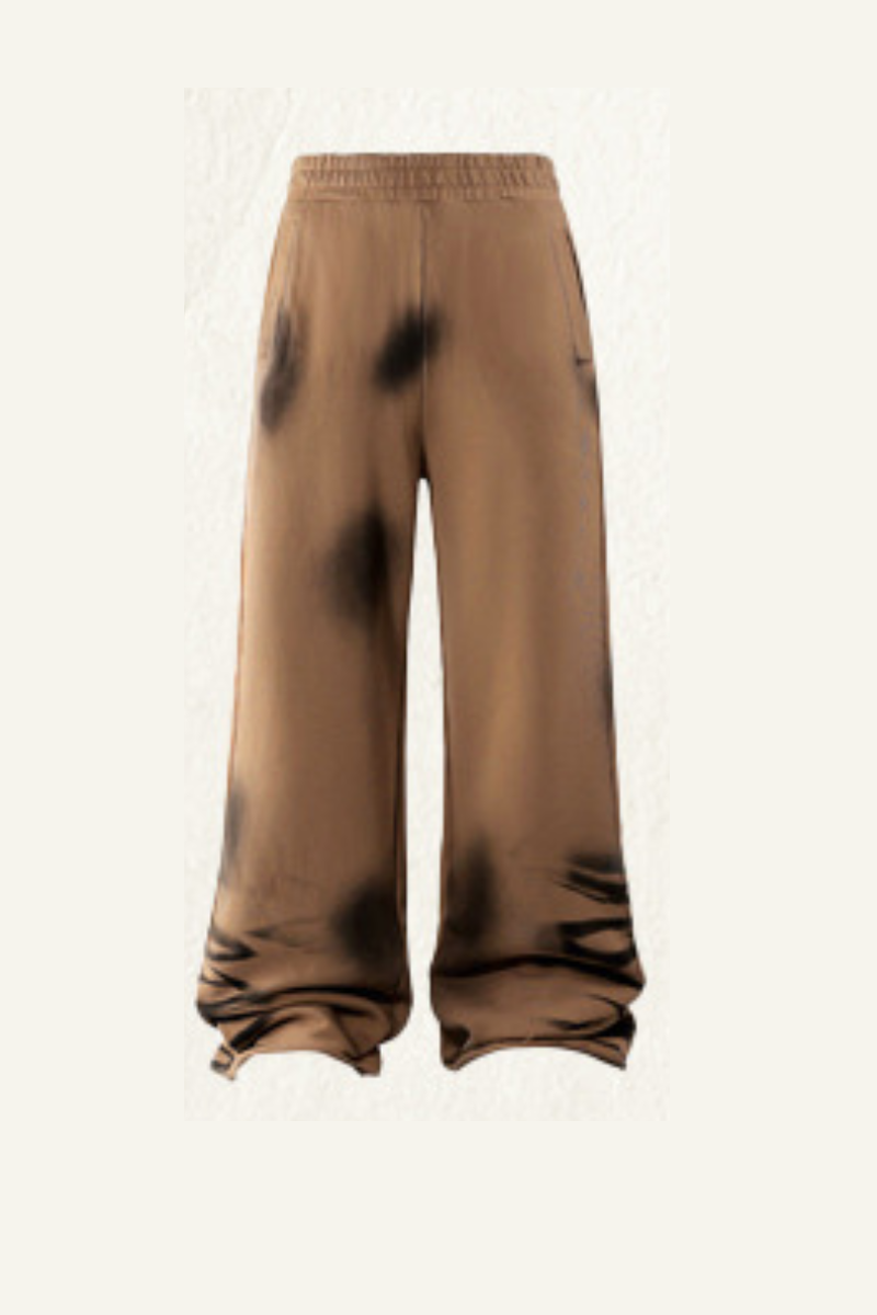 Men's Cotton Streetwear Washed  Gradient Sweatpants