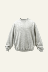 Men's Drop Shoulder Fleece Lined Solid Sweatshirt.