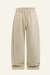 Men's Streetwear Drawstring Straight-Leg Pants
