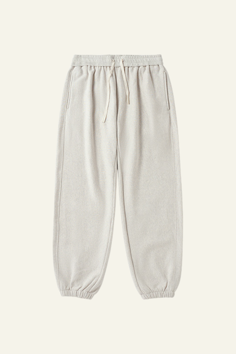 Men's Cotton Streetwear Drawstring Cuffed Sweatpants