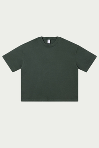 Women's 280g Spring Solid Cotton Boxy Oversized Tee