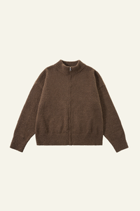 Men's Streetwear Old Money Stand-collar Sweater Jacket