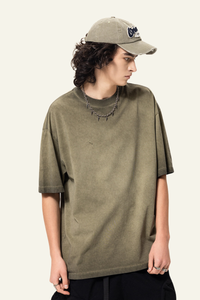 Men's Cotton Washed Vintage T-shirt