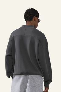 Men's Streetwear Stand Collar Half Zipper Pullover