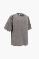 Men's Cotton Vintage Washed Distressed T-shirt