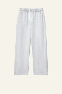 Women's Streetwear Color-Block Elastic Wide-leg Casual Pants