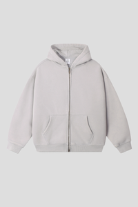 Women's Fall Winter 360g Washed Batik Fleece Loose Hoodie