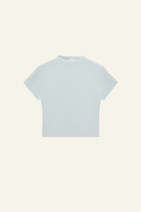 Women's Streetwear  High-neck Slim  Dopamine  T-shirt